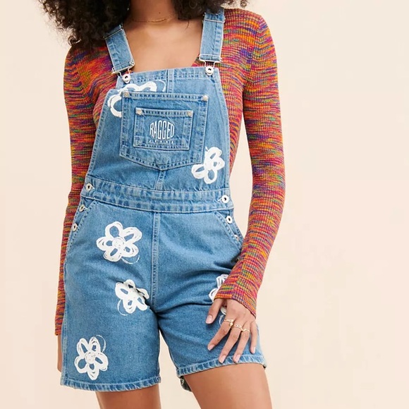 RAGGED DENIM OVERRALLS - Picture 5 of 8